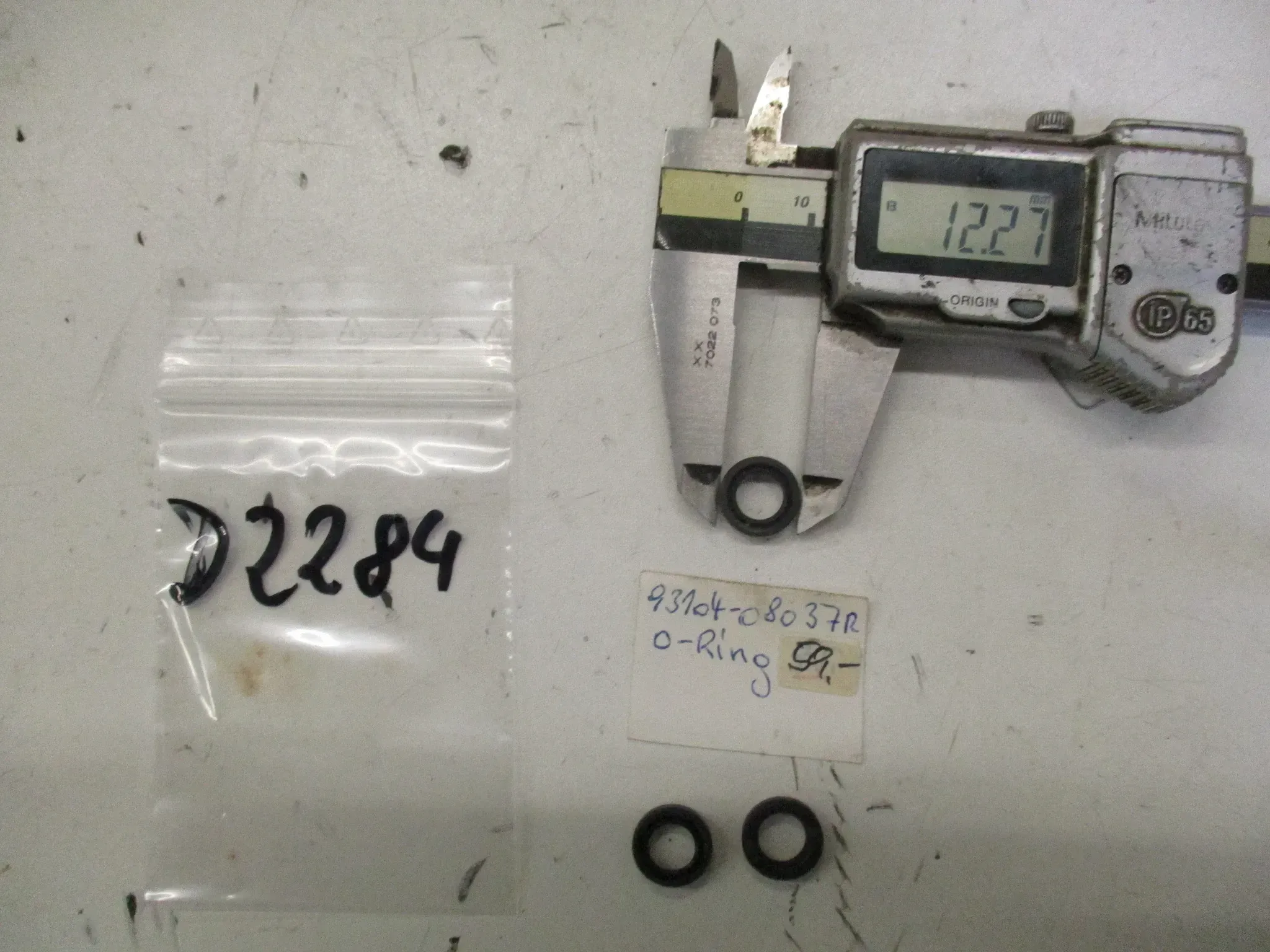 D2284 Yamaha TX 750 Dichtring 93104-08037 Wellendichtring seal Motor - Bild 1