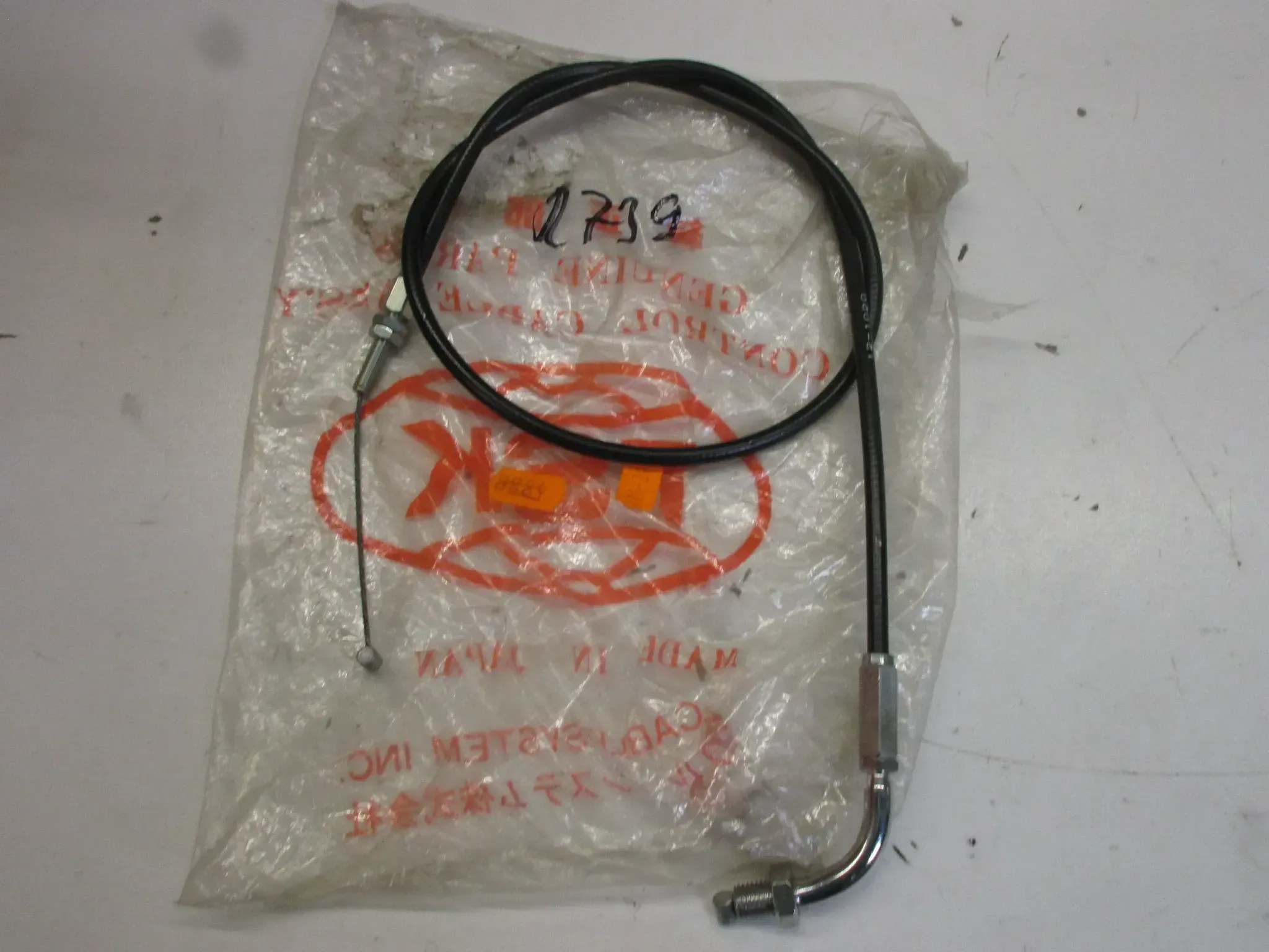 R739 Kawasaki Z 1000 A1 MKII Gaszugseil 54012-1020 bowdenzug TSK Motor throttle - Bild 1