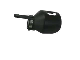 Hitzeschild Auspuff Hitzeschutz Endtopf B90. Harley Davidson Dyna Fat Bob - Bild 2