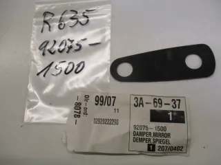 R635 Kawasaki GPZ 550_900_Z 400 Gummidämpfer 92075-1500 Spiegel - Bild 1