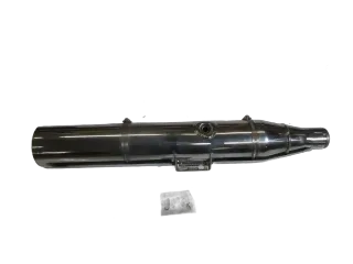 J376 Harley Davidson Softail Fat Boy FLFBS Auspuff Schalldämpfer 64900939 Endtopf muffler - Bild 2