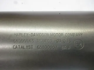 J372 Harley Davidson Dyna Fat Bob FXFBS Auspuff Schalldämpfer 64900943 Endtopf muffler - Bild 5