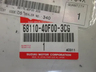E1687. Suzuki GSX-R 1000 Aufkleber Dekor 68110-40F00-3CG Verkleidung Tank  Emblem - Bild 4