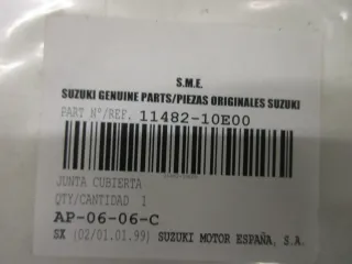 E1756. Suzuki AP 50 UF 50 Dichtung Motordichtung 11482-10E00 Motor Motordeckel - Bild 4