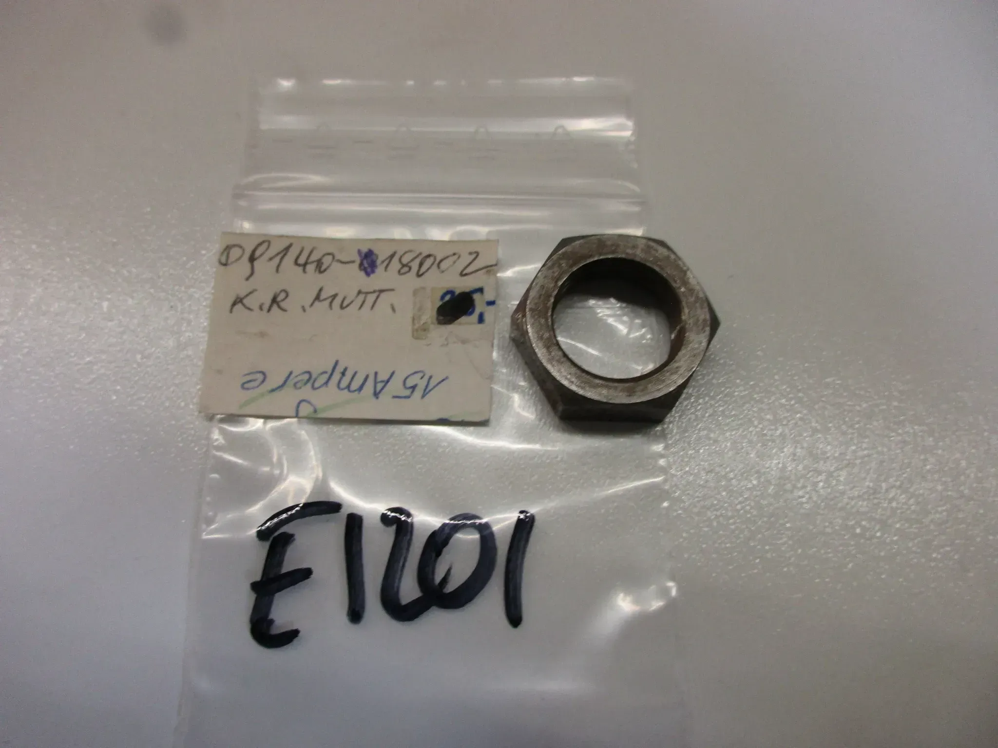E1201 Suzuki TS 185_250 Schraube Mutter 09140-18002 Getriebe Kurbelwelle Nut Motor - Bild 1