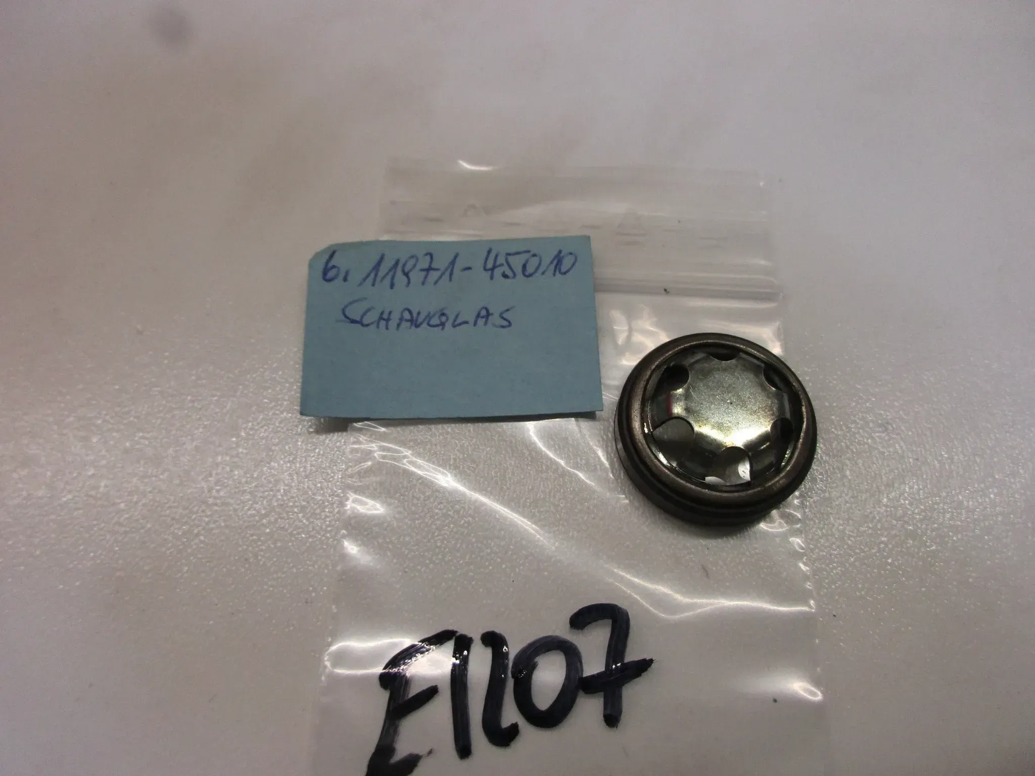 E1207 Suzuki DR-Z 125 Schauglas Motor 11971-45010 Öldeckel Kupplungsdeckel Ölkontrolle - Bild 1