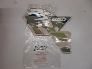 E1921. Suzuki DR 650 RS Aufkleber Dekor 68135-12D30-1BU Verkleidung Emblem Logo - Bild 1