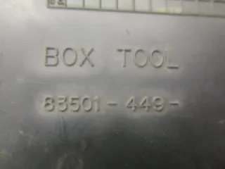 12. Honda CX 500 C PC01 Werkzeugfach Box Verkleidung Werkzeug - Bild 5