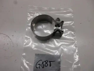 G585 Harley Davidson Auspuffschelle Endtopf Krümmerschelle 63,5 mm Flansch - Bild 1