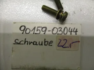 D2810 Schraube Yamaha VMax 1200_XJ 900 ET 90159-03044 Tacho M3x14 mm Instrumente - Bild 2