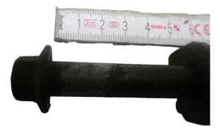 Honda CBF 125M JC40 Steckachse hinten Achse 280x12 mm axle rear - Bild 2
