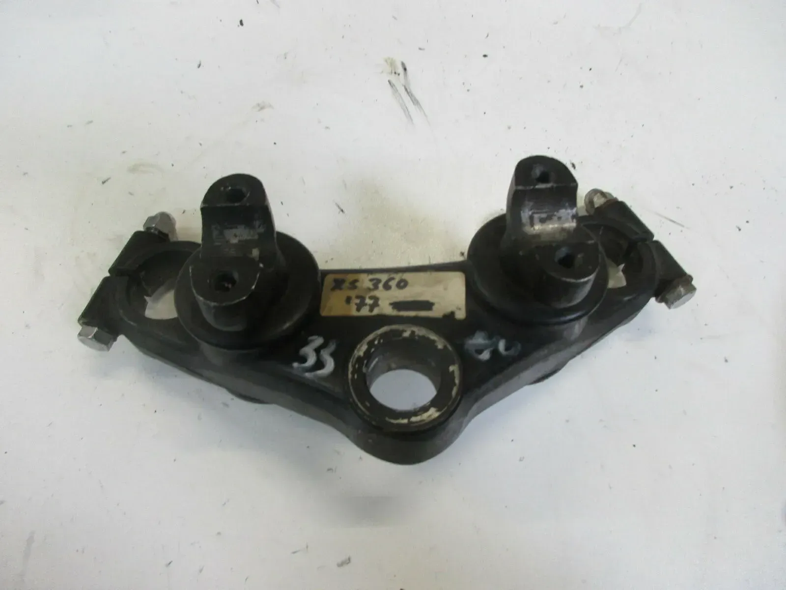 Yamaha XS 360 1U4 Gabelbrücke oben Gabel Lenker Fork - Bild 1