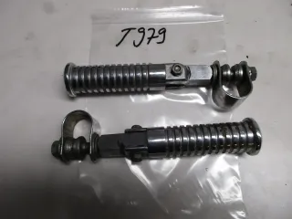 T979 Honda Kawasaki Yamaha Fussraste hinten rechts oder links Sozius Chopper - Bild 3