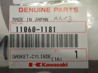 A1881 Kawasaki KLRT 600 Zylinderfußdichtung Dichtung 11004-1205 - Bild 2