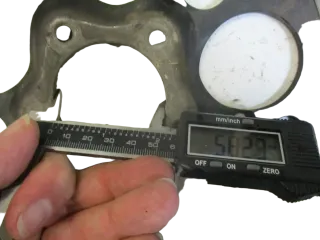 Honda FT 500 PC07 Bremsscheibe 4,95 mm vorne brake disc front - Bild 4