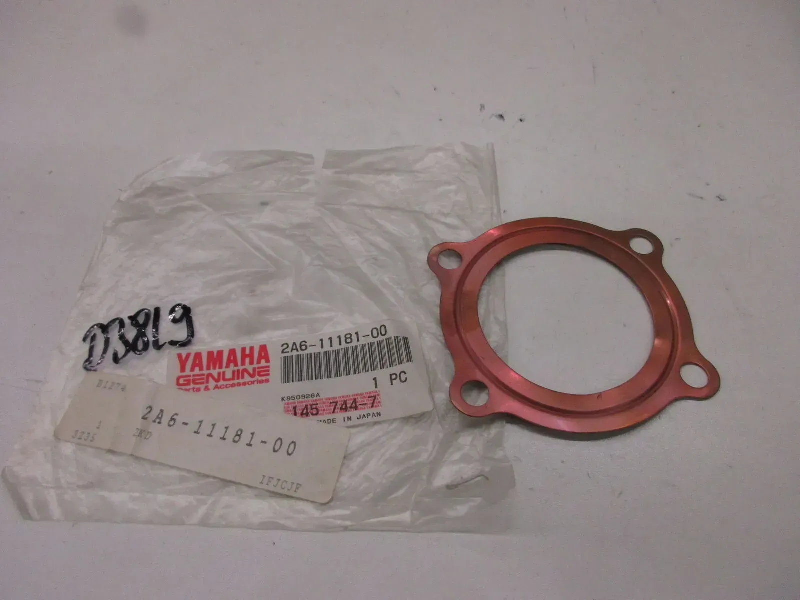 Dichtung 2A6-11181-00 D3819. Yamaha DT 125 Zylinderkopf Motordichtung Motor seal - Bild 1