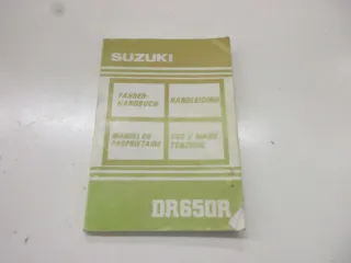 Handbuch Fahrerhandbuch Suzuki DR 650 R 99011-12E50-022 Owner´s Manual - Bild 1