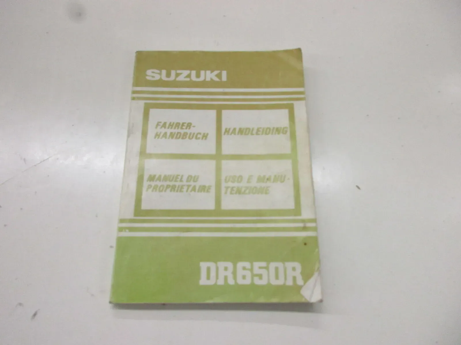Handbuch Fahrerhandbuch Suzuki DR 650 R 99011-12E50-022 Owner´s Manual - Bild 1