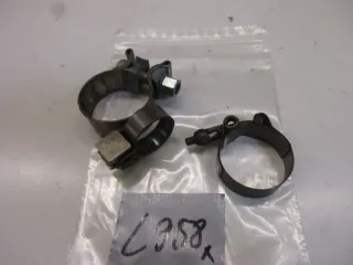 Auspuffschelle Endtopf L958. Harley Davidson Dyna Rohrschelle Flansch Krümmer - Bild 3