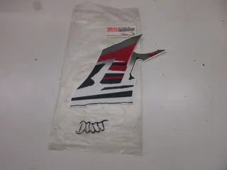 Aufkleber 4PT-24247-60 D3555. Yamaha XT 600 E Emblem Logo Verkleidung Dekor - Bild 1