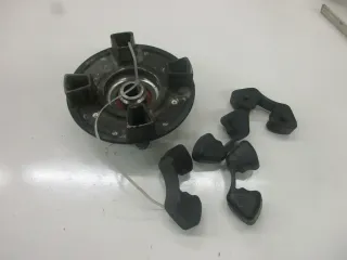 Kawasaki ER-6F ABS EX650C Kettenradträger mit Antriebsgummi Ruckdämpfer Antrieb - Bild 1