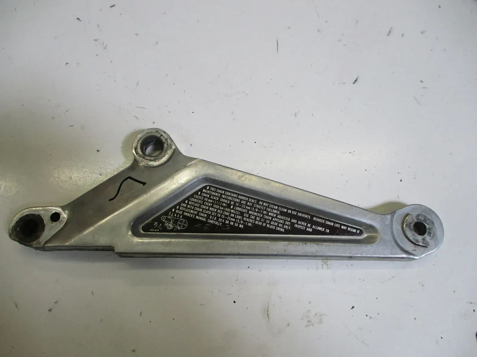 Honda CB 650 C_SC RC 08 Fußrastenplatte links Fußrastenbrücke Fußraste vorne hin - Bild 1