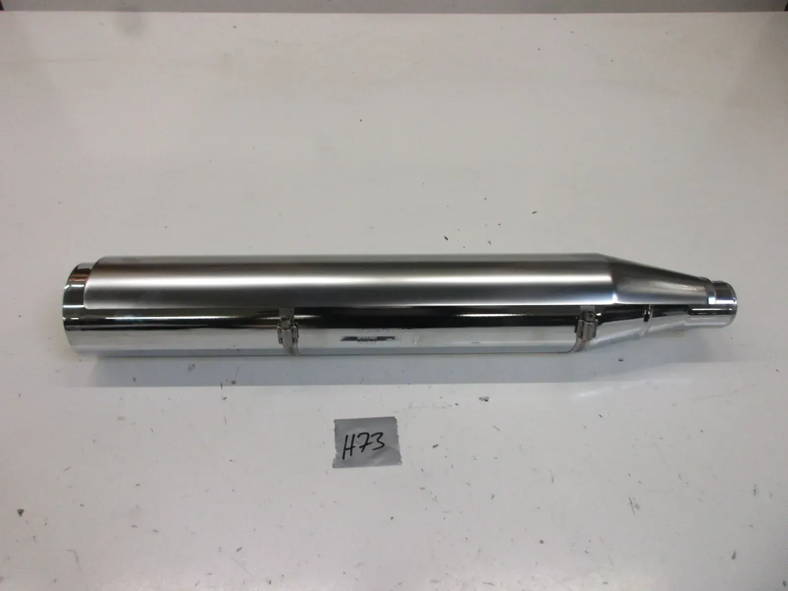 Auspuff Endtopf 64900460 Auspuffendtopf H73. Harley Davidson Fat Boy FLFB - Bild 1