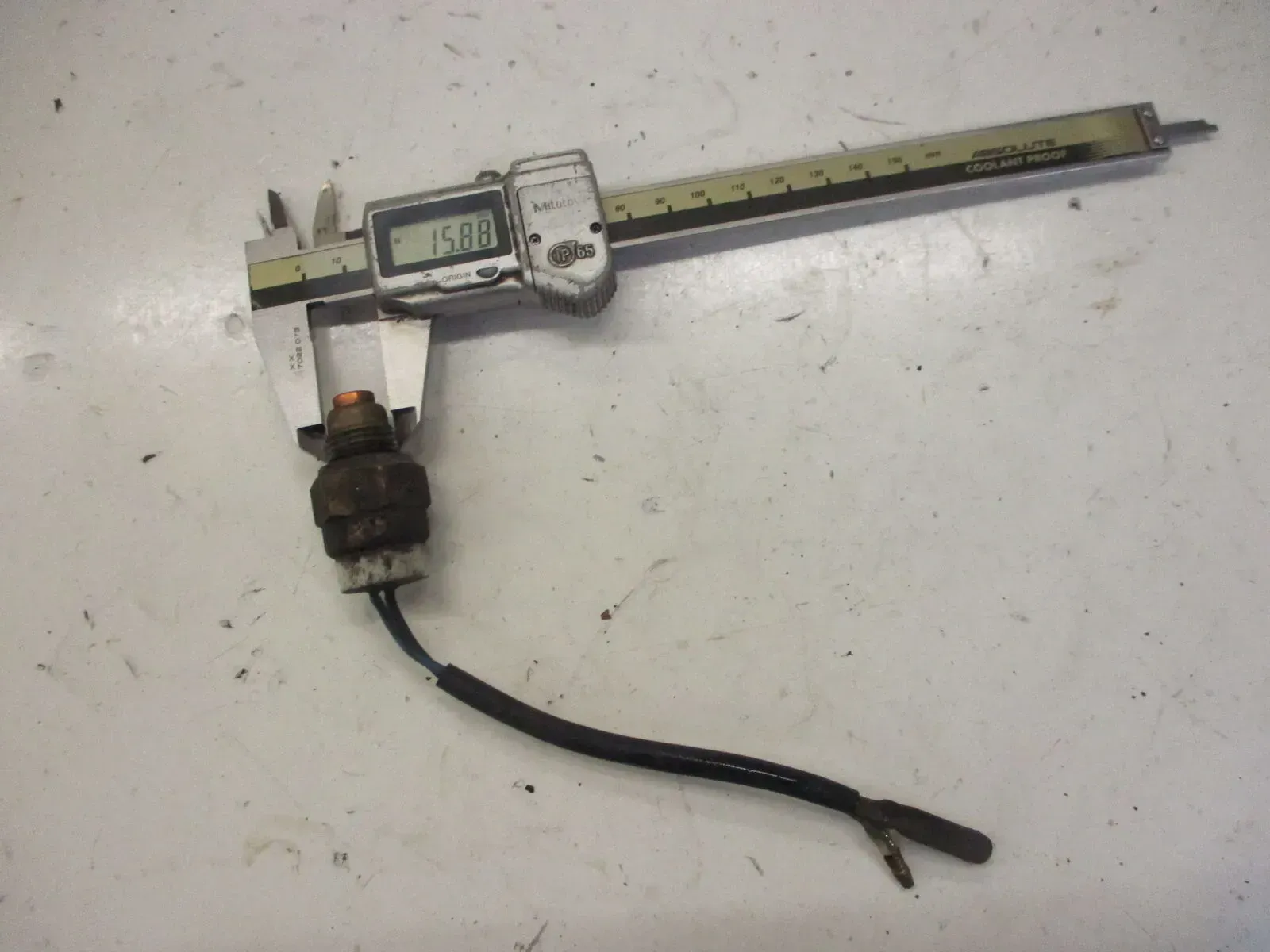 1. Kawasaki EN 500 EN500A Kühlerschalter Sensor Kühler Thermoschalter Lüfter - Bild 1
