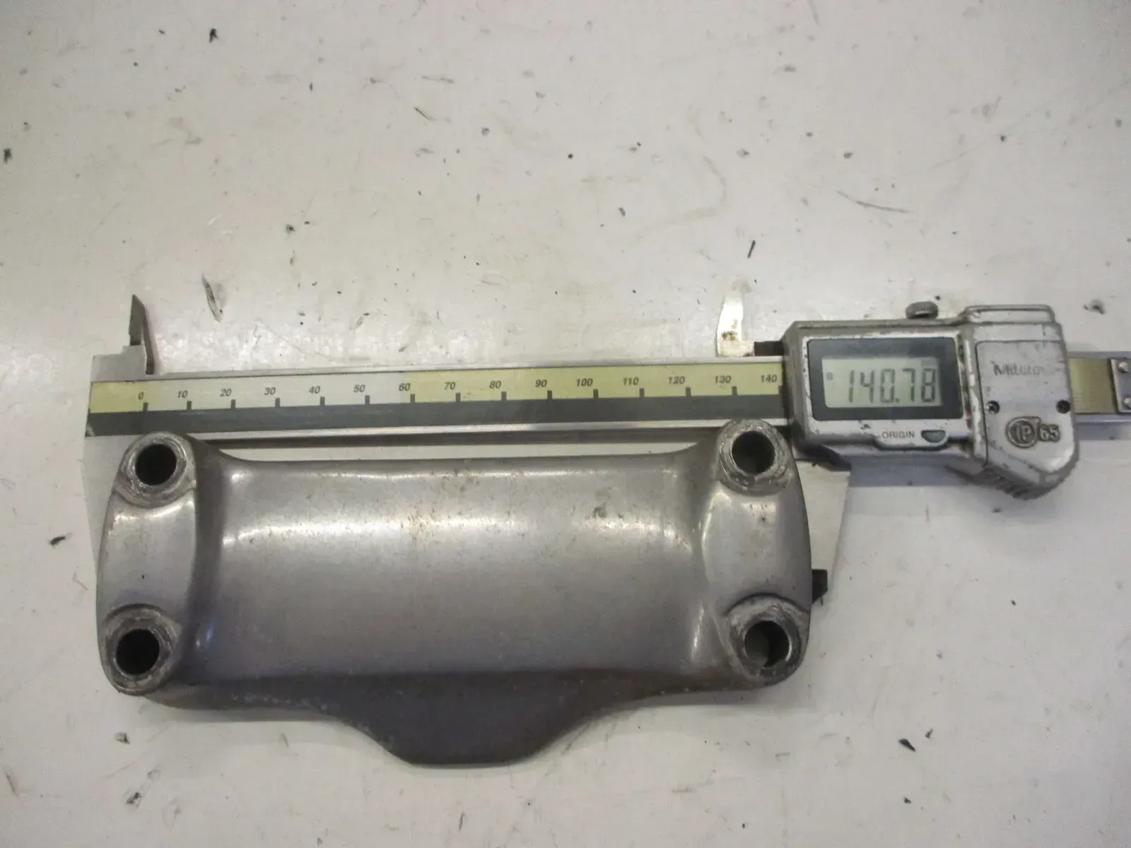 1. Kawasaki EN 500 EN500A Lenkerklemme Abdeckung Blende Verkleidung Lenker Gabel - Bild 1