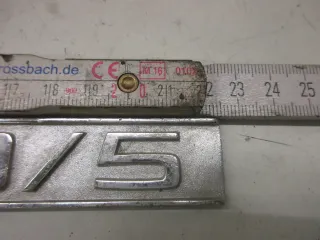 Emblem Schriftzug B1519 BMW R60/5 Verkleidung Typenschild Emblemschild Platte - Bild 3