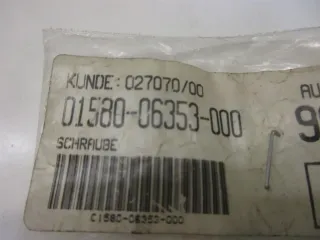 B20. Suzuki DR 125_200 Schraube Bolzen Rahmen Sitzbank bolt 01580-06353 - Bild 4