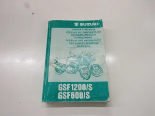 Handbuch Fahrerhandbuch Suzuki GSF 1200 GSF 600 S 99011-27E51-042 Owner´s Manual - Bild 1