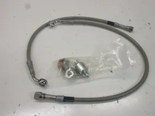 Bremsleitung vorne TÜV Stahlflex D69. Harley Davidson Softail FXST Bremssattel - Bild 2