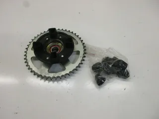 Kawasaki ER-6 F ABS EX650E Kettenradträger mit Ruckdämpfer 2757 km Antriebsgummi - Bild 1