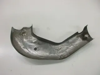 Kawasaki EL 250 B EL 252 Hitzeschild Auspuff Blende Hitzeschutz Endtopf - Bild 4