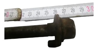 Honda CBF 125M JC40 Steckachse hinten Achse 280x12 mm axle rear - Bild 4
