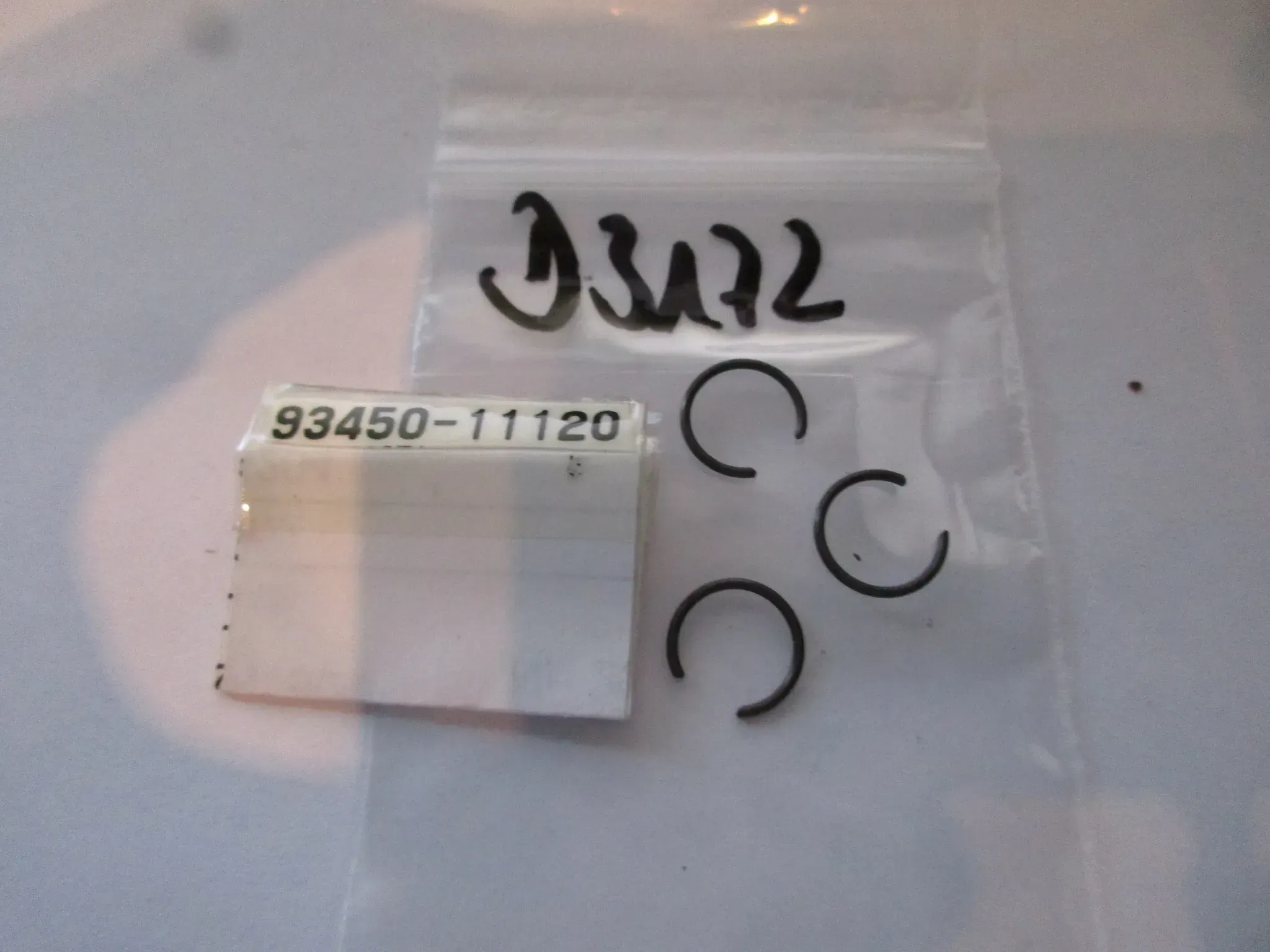 D3172 Yamaha YA 50 CR50Z Sprengring 93450-11120 Bolzen Kurbelwelle Sicherung - Bild 1