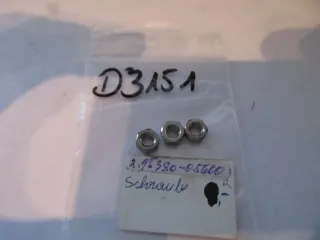 D3151 Yamaha DT 125 TDR 125 Schraube 95380-05600 Mutter Nut Verkleidung - Bild 1