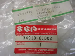 E1402 Suzuki GS 500 EGM51B Tachowelle Tachometerwelle 34910-01D02 Tacho Welle speedo - Bild 4