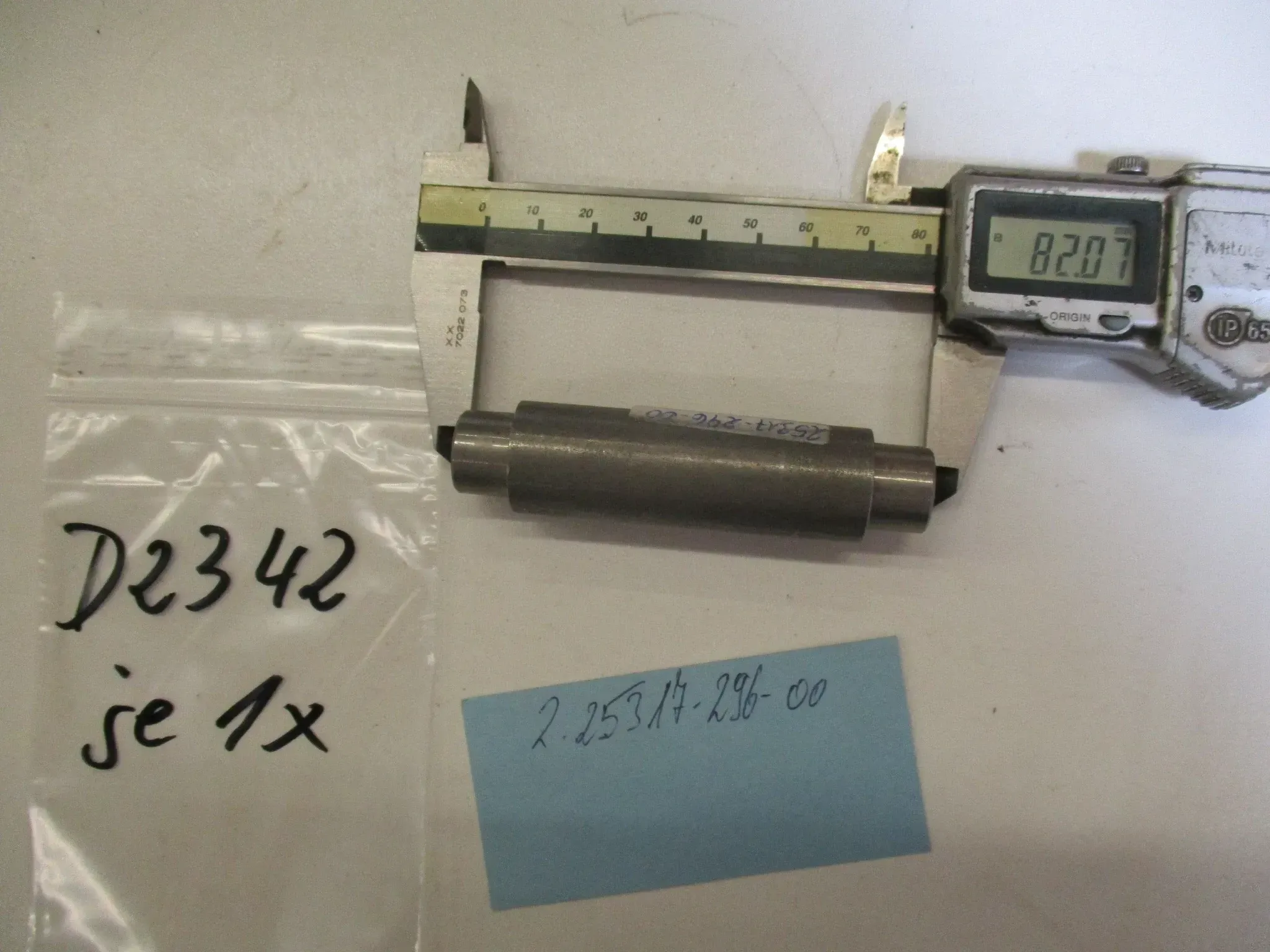 D2342 Yamaha RD 50 DX Distanzhülse Hülse 296-25317-00 Abstandshalter Felge hinten - Bild 1