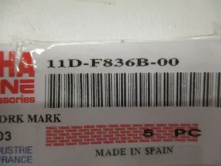 D2374 Yamaha XT 660 X-Max 125_250_400 Emblem ET 11D-F836B-00 Dekor Schriftzug - Bild 2