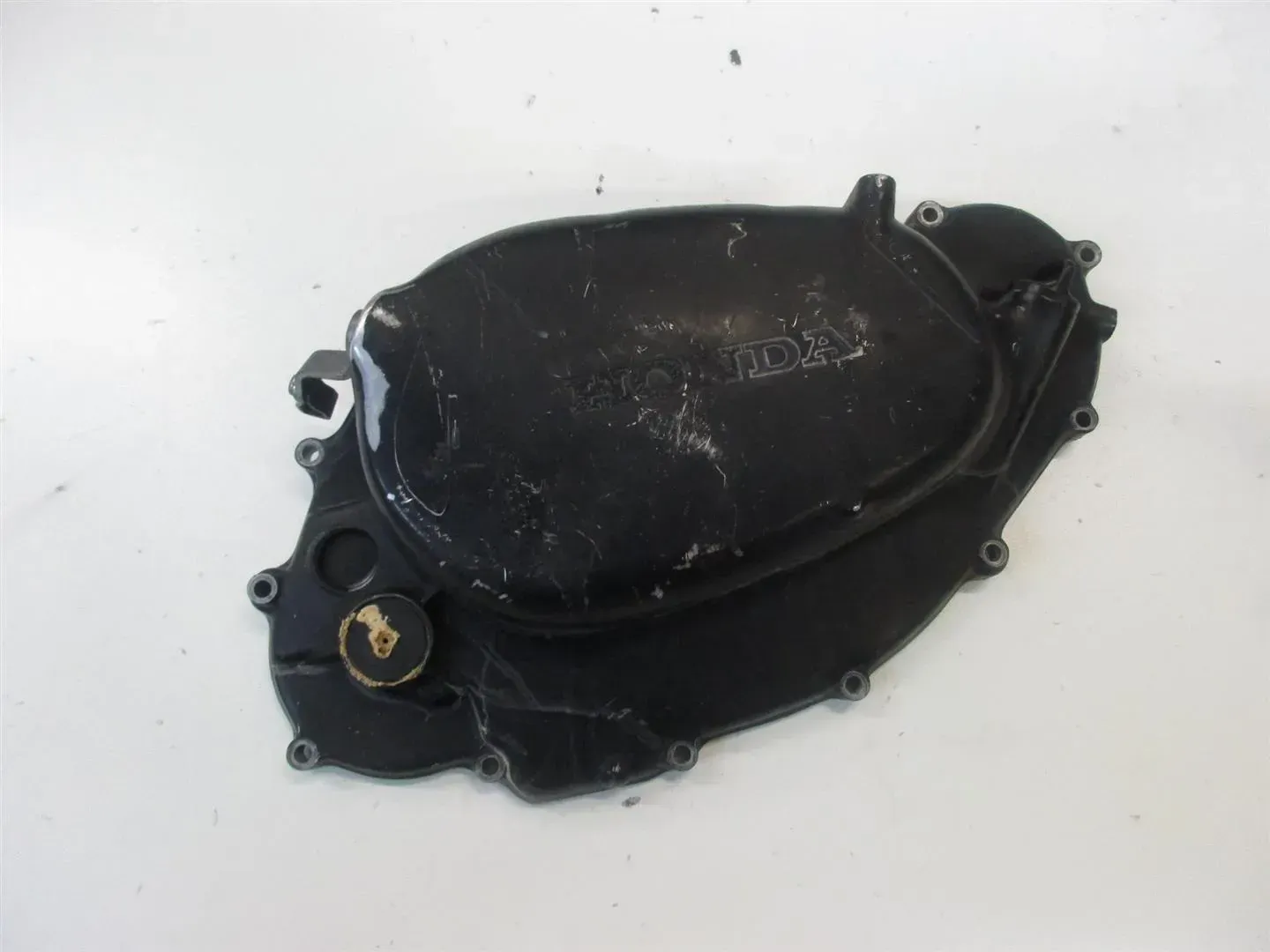 1. HONDA FT 500 PC07 KUPPLUNGSDECKEL MOTORDECKEL RECHTS MOTOR GEHÄUSE CLUTCH - Bild 1