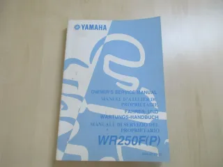 Yamaha WR 250 F (P) Handbuch Wartungsanleitung Fahrerhandbuch 5PH-28199-31 - Bild 1