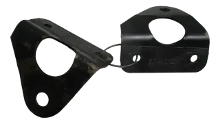 1. Ducati 750 SS ZDM Bj. 90-98 Auspuffhalter Träger Bügel li + re schwarz - Bild 1