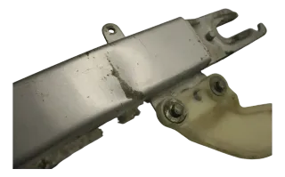 Schwinge Hinterrad 1. Honda XL 250 R MD11 Aufhängung Felge Rahmen Swing Arm - Bild 7