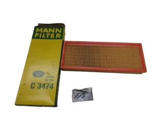 F19 Mann Fiat 124 Spider Ersatzfilter C3474 Luftfilterkasten Motorluftfilter - Bild 1
