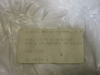 E202. Suzuki CP 50 CH Fender 53181-03A10 vorne Kotflügel Spritzschutz Verkleidung - Bild 5
