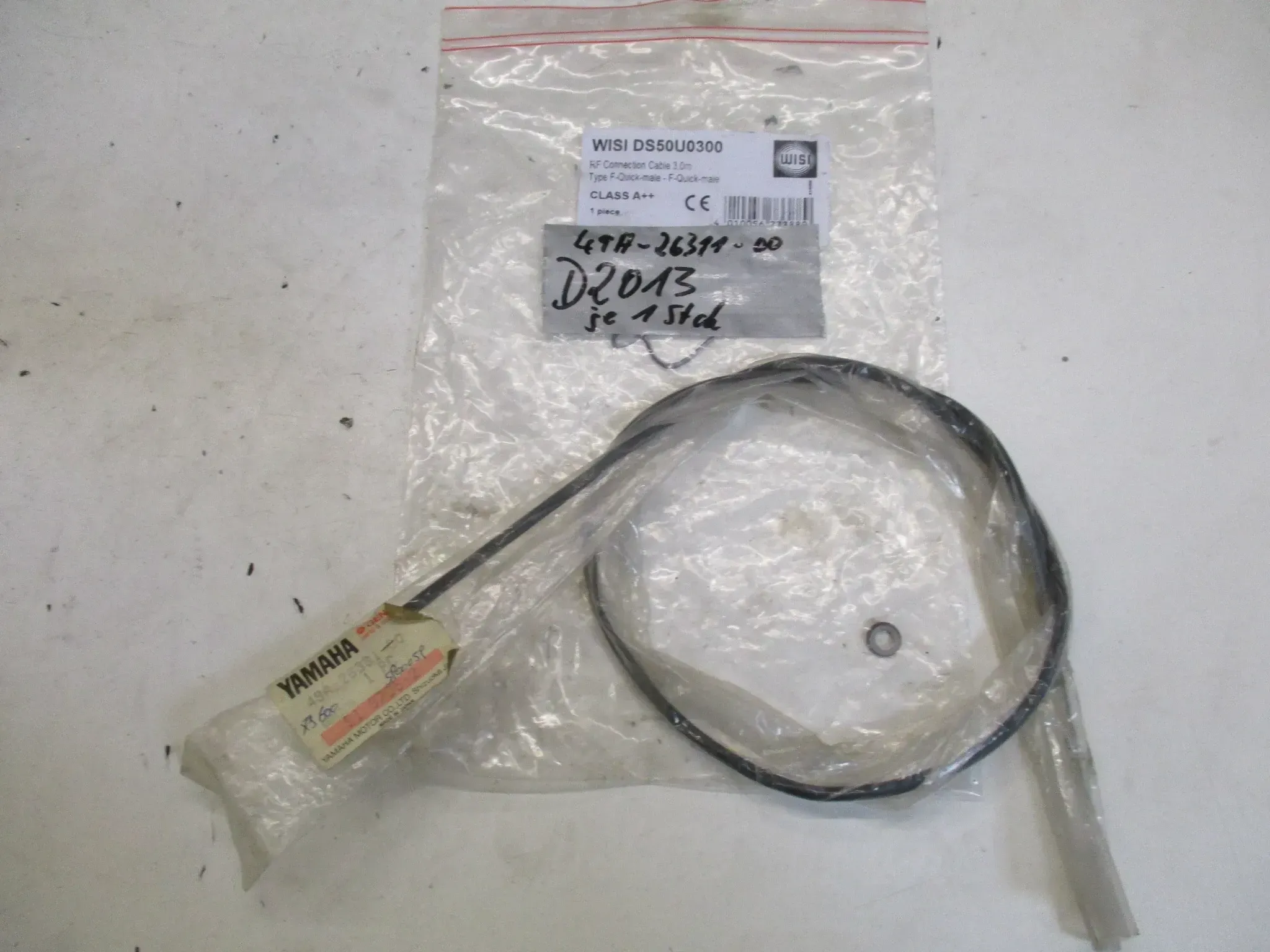 D2013 Yamaha XJ 600 51J ET 49A-26331-00 Chokezug Bowdenzug Anlasserkabel Kaltstartzug - Bild 1