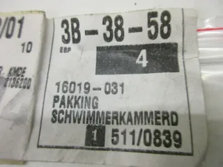 R289. Kawasaki KZ 650_900_1000 Dichtung Vergaser Schwimmer Motor 16019-031 - Bild 3