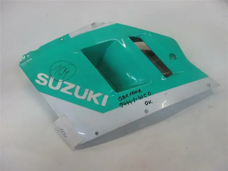 104. Suzuki GSX-R 1100 GSXR Verkleidung links Seitendeckel Kühler 94441-40C0 - Bild 1